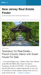 Mobile Screenshot of newjerseyrealestatefinder.com