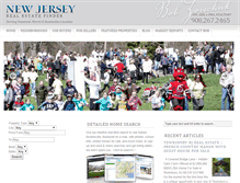 Tablet Screenshot of newjerseyrealestatefinder.com